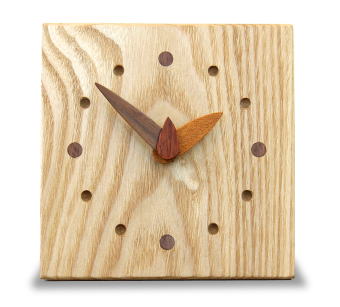 木の置時計　チッチTA　タモ