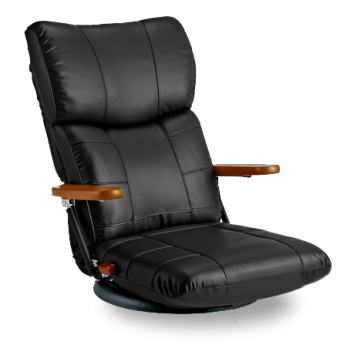 座椅子YS-C1364ブラック
