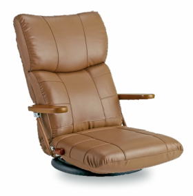 座椅子YS-C1364ブラウン