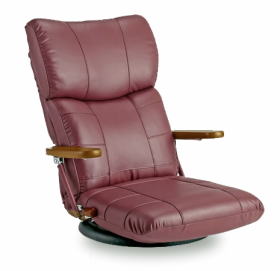 座椅子YS-C1364ワインレッド