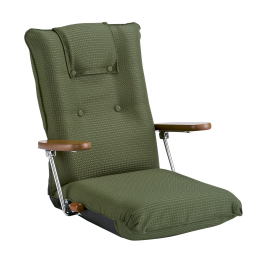 座椅子　YS-1075Dグリーン