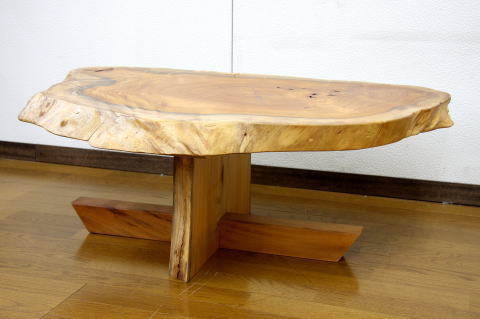一枚板 ケヤキ輪切テーブル